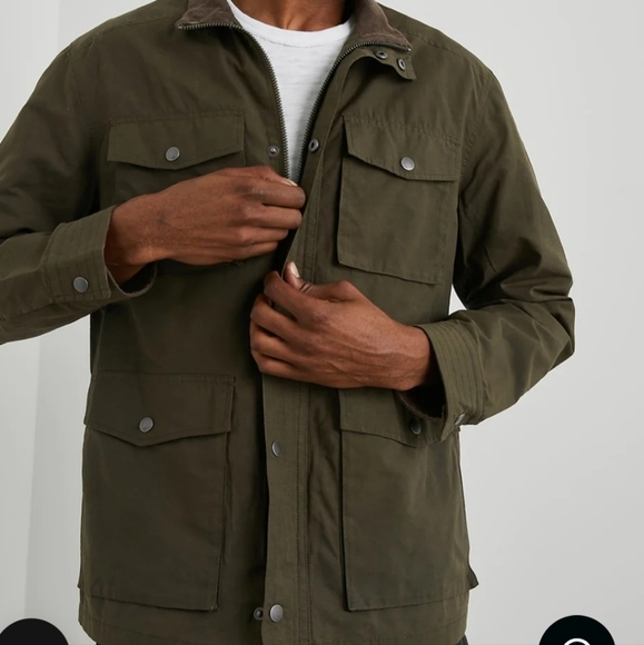 Rails Neutral Casusl mens porter dark olive jacket XL - Picture 13 of 13